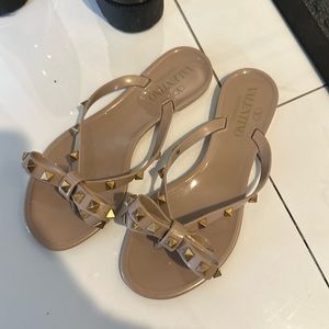 Valentino Rockstud flip flops